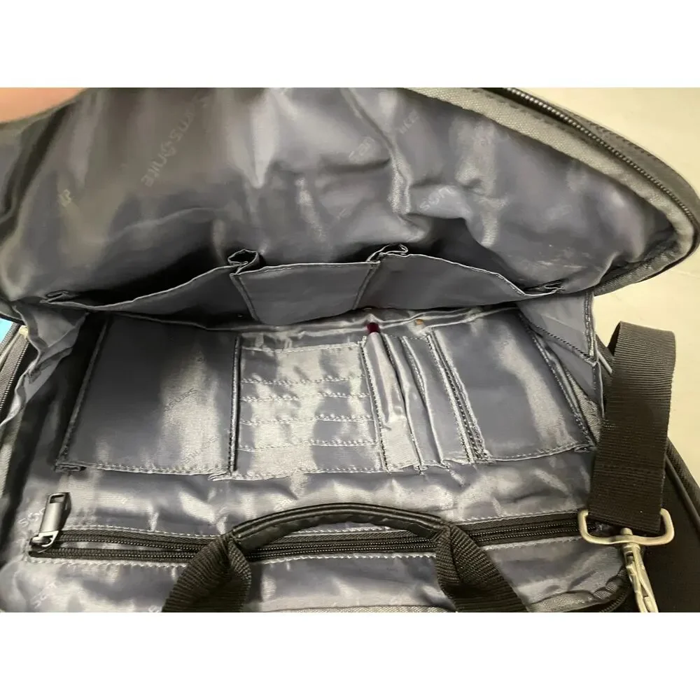Samsonite Expandable Laptop/Messenger Bag Shoulder Strap Canvas Black